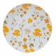 Prato 28cm Avulso Raso Doce Encanto Amarelo Cerâmica